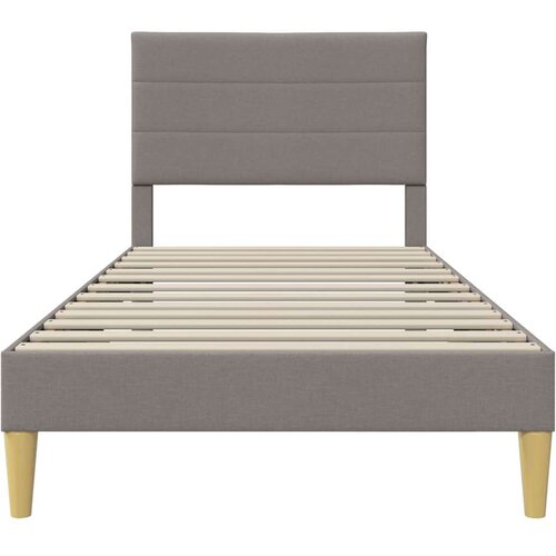  Okvir za krevet Sivo-smeđa 100 x 200 cm tkanina - Sivo-smeđa 100 x 200 cm Slike
