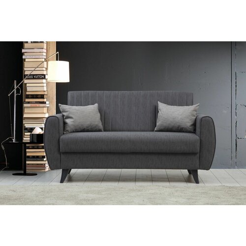 alkon - dark grey dark grey 2-Seat sofa-bed Slike
