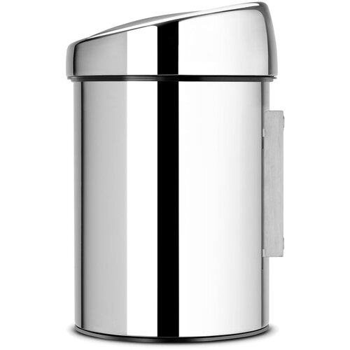 Brabantia Jeklen ko&amp;scaron; za smeti na dotik v sijajno srebrni barvi 3 l Touch Bin &amp;ndash; Slike