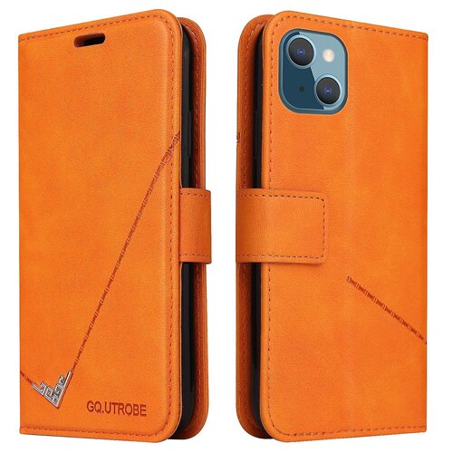 INORCO GQ.UTROBE za iPhone 14 Plus denarnica stojalo PU usnjena torbica pravokotna kovinska dekoracija ovitek za mobilni telefon, (22033708) Cene