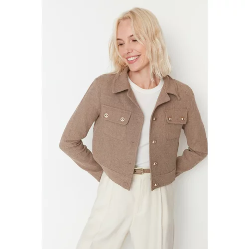 Trendyol Brown Woven Bottom and Top Jacket