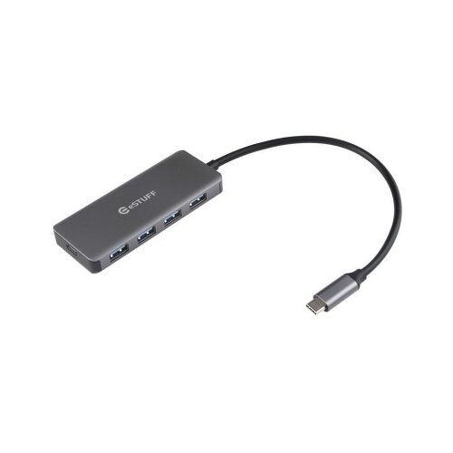 Estuff USB-C hub razdelilnik 1x USB-C, 4x USB-A 3.0 Cene