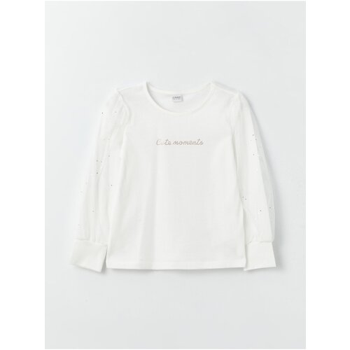 LC Waikiki Crew Neck Long Sleeve Girl's T-Shirt Cene