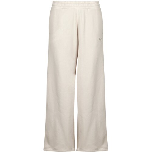 Puma ESS Cat Comfort Wide Leg Pants FL op Bež Slike