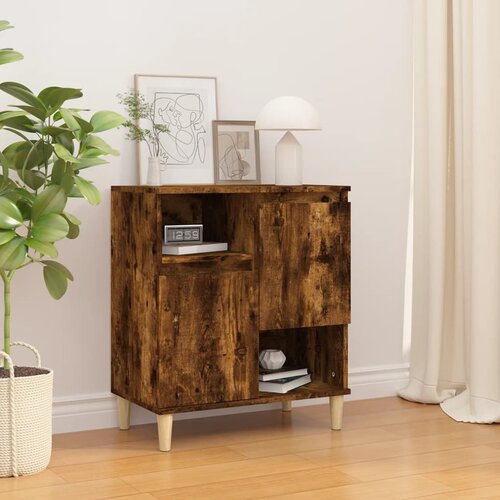 The Living Store Komoda dimljeni hrast 60x35x70 cm inženirski les - Komoda, (21503213) Slike