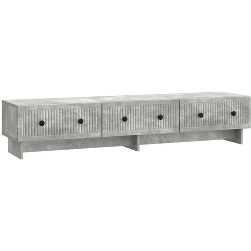 vidaXL TV omarica Betonsko siva 147 x 34,5 x 30 cm Inženirski les, (5000210620) Cene