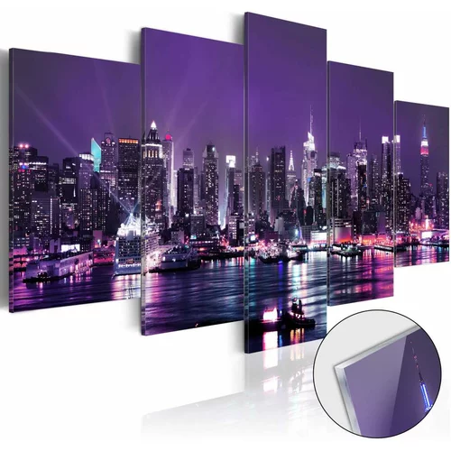  Slika na akrilnom staklu - Purple Sky [Glass] 200x100