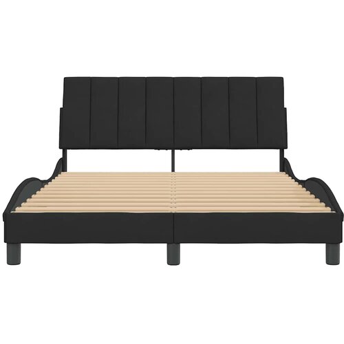  Okvir za krevet bez madraca Hanko crni 140x200 cm bar&amp;scaron;unasti Slike