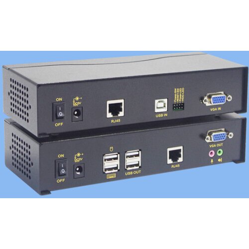 Kvm VGA Extender CKL -150VU up to 150m over cat. 5 cable (STP recommended) Cene