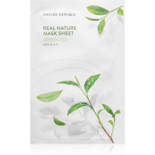 NATURE REPUBLIC Real Nature Green Tea Mask Sheet hidratantna sheet maska sa zelenim čajem 23 ml Cijene