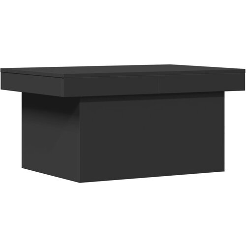 Maison Chic Klubska mizica - kavna mizica - Nizka mizica črna 100x55x40 cm inženirski les, (21753650) Slike