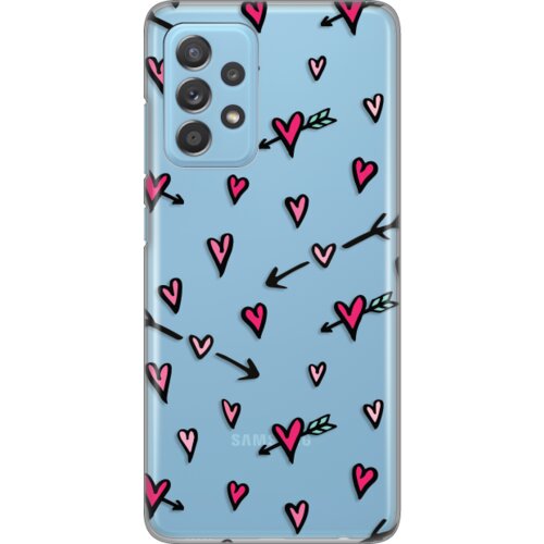  Maska silikonska print skin za samsung A525F/A526B/A528B galaxy A52 4G/A52 5G/A52s 5G heart pattern Slike