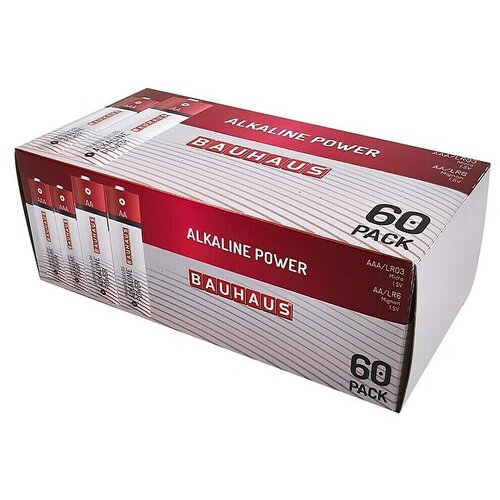 BAUHAUS Alkalna baterija Power MICRO AAA, AA (Alkalijski (mangan), 1,5 V, 60 kos) Cene
