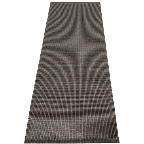 Pappelina Antracitno siv zunanji in notranji tekač 70x240 cm Emm Black Linen – Cene