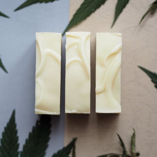 Almara Soap 100 % natural Hemp ročno izdelano milo primerno tudi za občutljivo in problematično kožo 90 g Slike