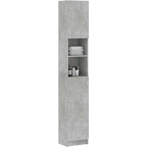  Kopalni&amp;scaron;ka omarica betonsko siva 32x25,5x190 cm iverna plo&amp;scaron;ča, (20579993) Slike