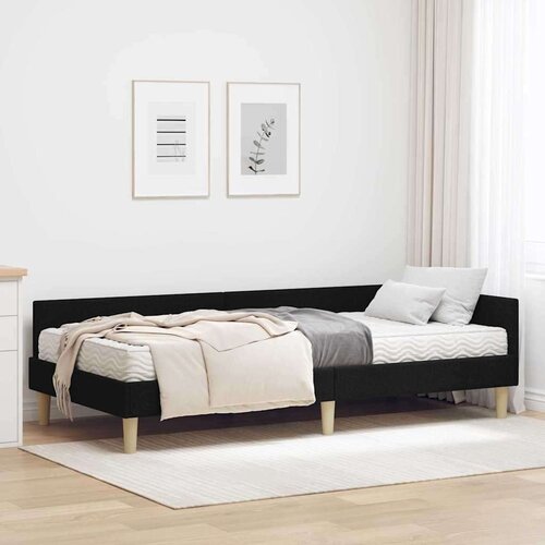 Kotni okvir postelje z matrico z vzmetnico 2 pcs Zelena blago, (5000123293) Cene