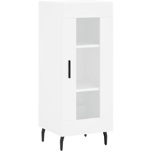 Maison Chic Komoda - Predalnik bela 34,5x34x90 cm inženirski les, (21716200) Slike
