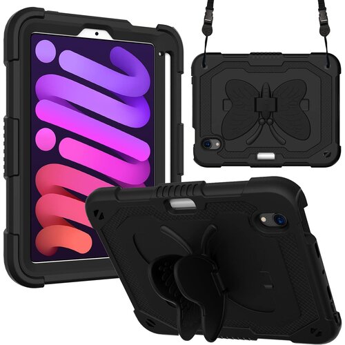 JTech Ohi&scaron;je za iPad Mini 6 8,3" Stojalo Butterfly in ramenski trak Black, (22025917) Cene