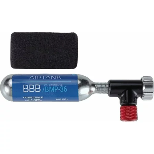 Bbb Co2 EasyAir Pump + Cartridge Black CO2 tlačilka
