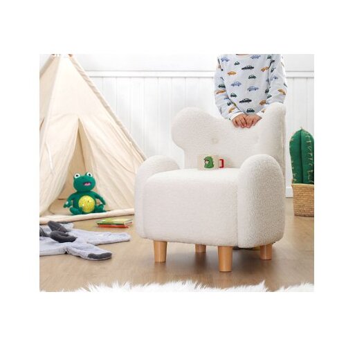 Atelier Del Sofa dečija krilna stolica juano teddy white Slike