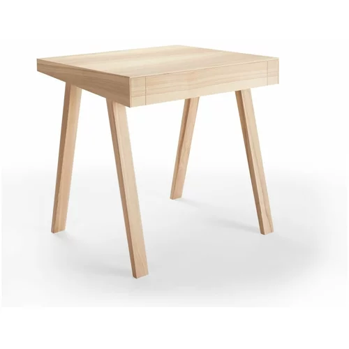 EMKO Pisalna miza iz jesenovega lesa EMKO, 80 x 70 cm