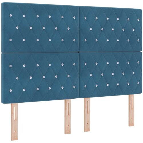  Boxspring krevet s madracem Plava 140 x 190 cm Bar&amp;scaron;un Slike