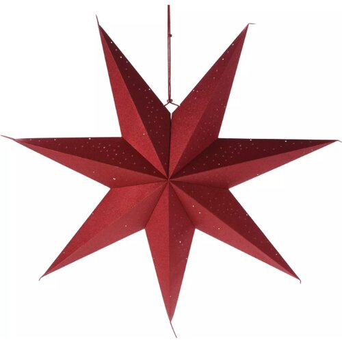  Novogodišnja papirna zvezda 75cm crvena Cene