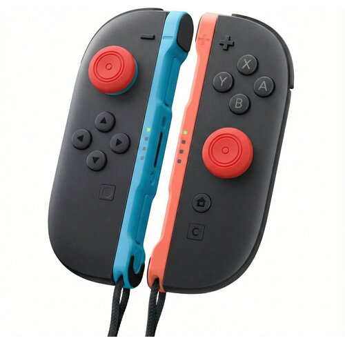 Par rdečih silikonskih kapic za Nintendo Switch 2 Cene