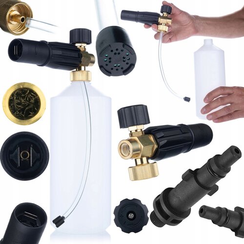 Rosfix SET BRIZGALNA GLAVA S0401 &ndash; 1000 ML, 1.23 MM &Scaron;OBA, G1/4F + ADAPTER ZA NILFISK | 220 BAR, 60&deg;C, (5000036460) Cene