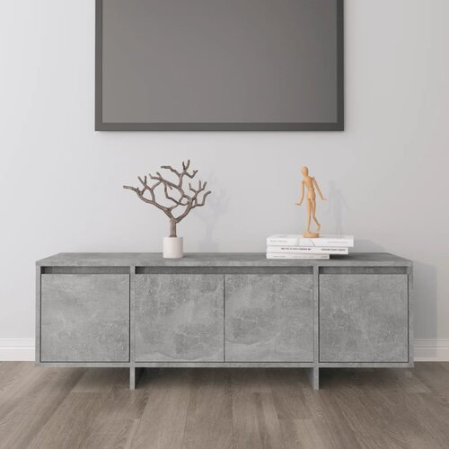 The Living Store TV omarica betonsko siva 120x30x40,5 cm iverna plošča - TV Omarica, (21376853) Cene