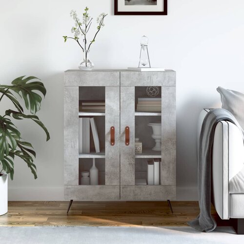  Komoda siva boja betona 69,5x34x90 cm od konstruiranog drva Cijene