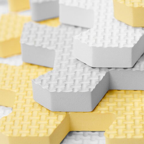 Kinderkraft LUNO puzzle - Žuta Cene