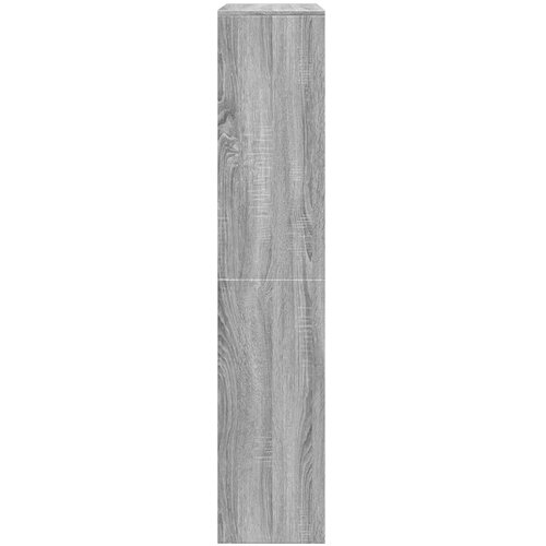  Pregrada/regal za knjige 4razina sonoma 143,5x29x143,5cm drveni Slike