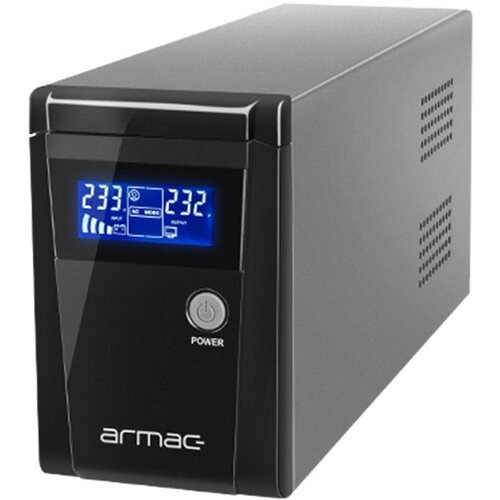 Armac UPS 650VA, 390W, 2X 230V Schuko OUT, RJ11/RJ45 IN/OUT, USB, LCD, Metal Case (O/650F/LCD) Cene