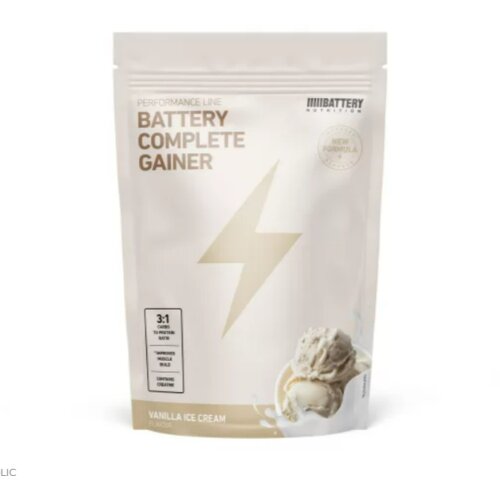 Battery Nutrition BATTERY COMPLETE GAINER, sladoled od vanilije 1000g Slike