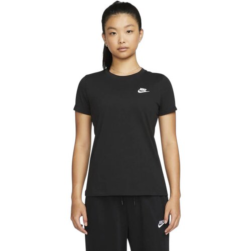 Nike ženska majica nsw club tee crna Slike