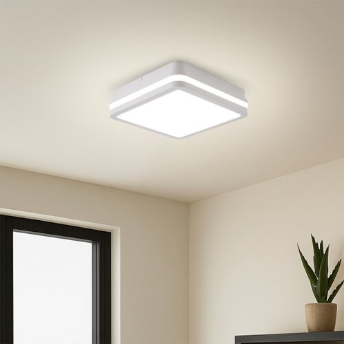  Brilagi - LED spolja&amp;scaron;nja svetiljka BENE LED/18W/230V 22x22 cm bela IP54 Slike