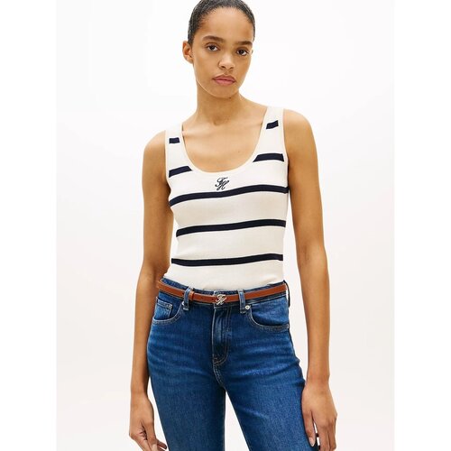 Tommy Hilfiger Majice brez rokavov WW0WW48480 Bež Slike