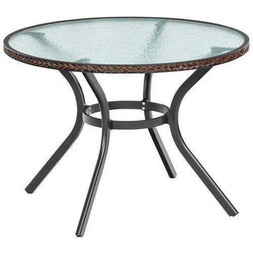 Gardenson VRTNA GARNITURA RAVENNA aluminij barve grafita, temno rjava Slike