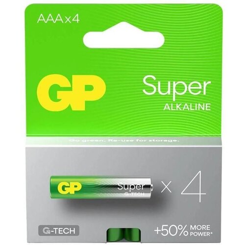 GP Batteries Baterija alkalna GP SUPER G-TECH R3 AAA 1.5V, 4kom, (21009977) Cene