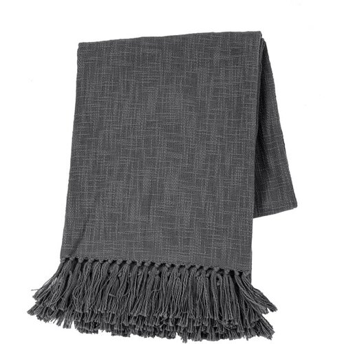 Tiseco Home Studio sivi prekrivač Slub, 130 x 160 cm Slike