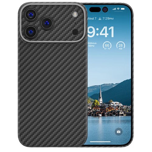  memumi maska za mobilni telefon iphone 17 pro max, crna Cene