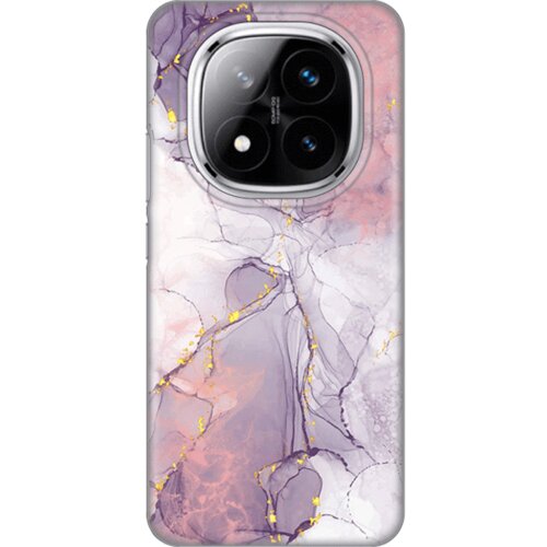 Torbica Silikonska Print za Xiaomi Redmi Note 14 Pro Plus (EU) Pink Marble Slike
