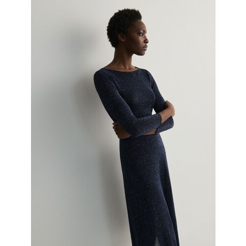 Reserved Ladies` dress - mornarsko modra Slike