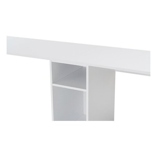 Hanah home Radni sto 240x74x60​cm Bijelo-Zlatni Slike