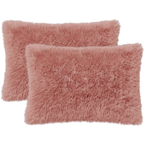  Presvlaka za jastuk 2 pcs HEERLEN Ružičasta 50 x 80 cm PV flis Cijene
