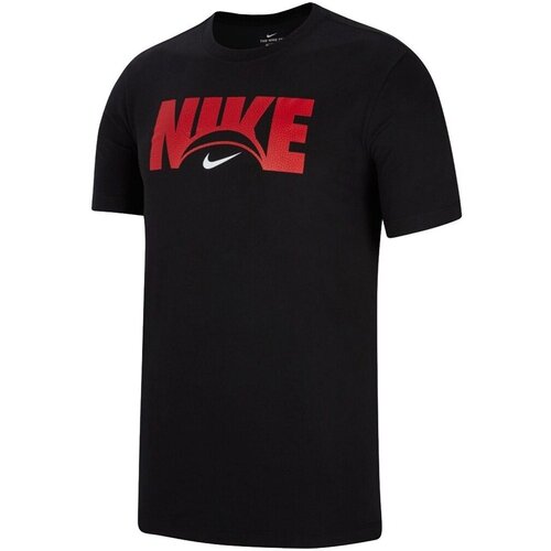 Nike Majice s kratkimi rokavi Basketball Drifit Tee Črna Slike