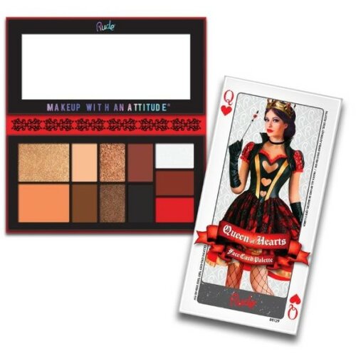 Rude Cosmetics paleta od 11 boja za lice-queen of hearts|rumenila i bronzer Cene