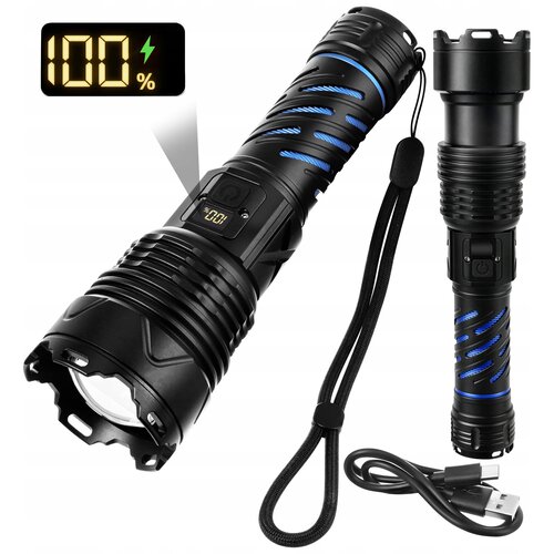 u 1 alu. LED baterija taktičke svjetiljke. 5000mah 1500lm zoom lcd usb Cijene